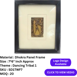 dhokra art frame,dokra craft tribal frame,tribal frame,brass metal tribal frame