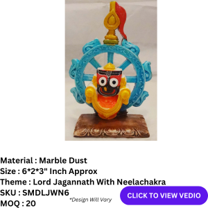 marble dust lord jagannath with neelachakra,jagannath murti,prabhu jagannath statue
