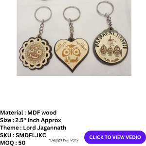 mdf key chain,key rings,lord jagannath key chains,wooden key chain
